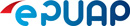 Logotyp systemu ePUAP - Elektronicznej Platformy Usług Administracji Publicznej